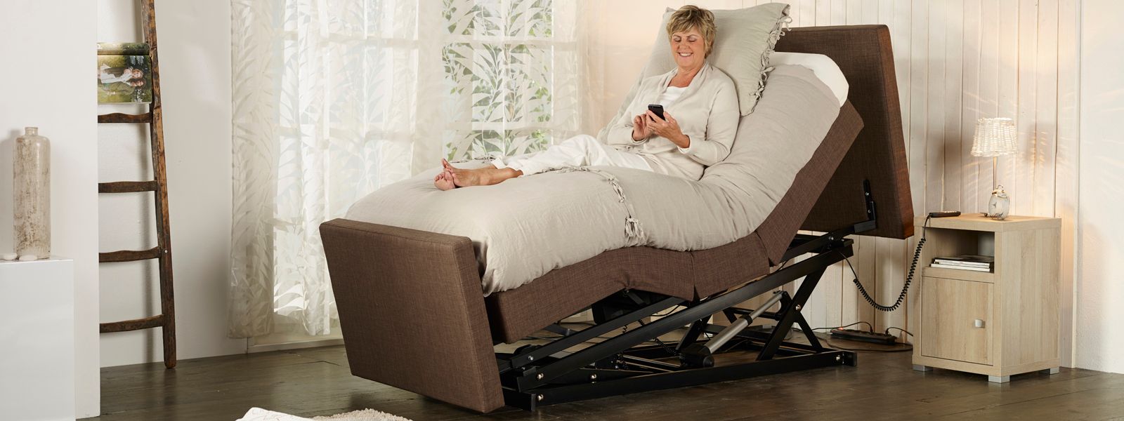Sensostep boxspring verstelbaar